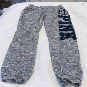 Grey PINK sweatpants